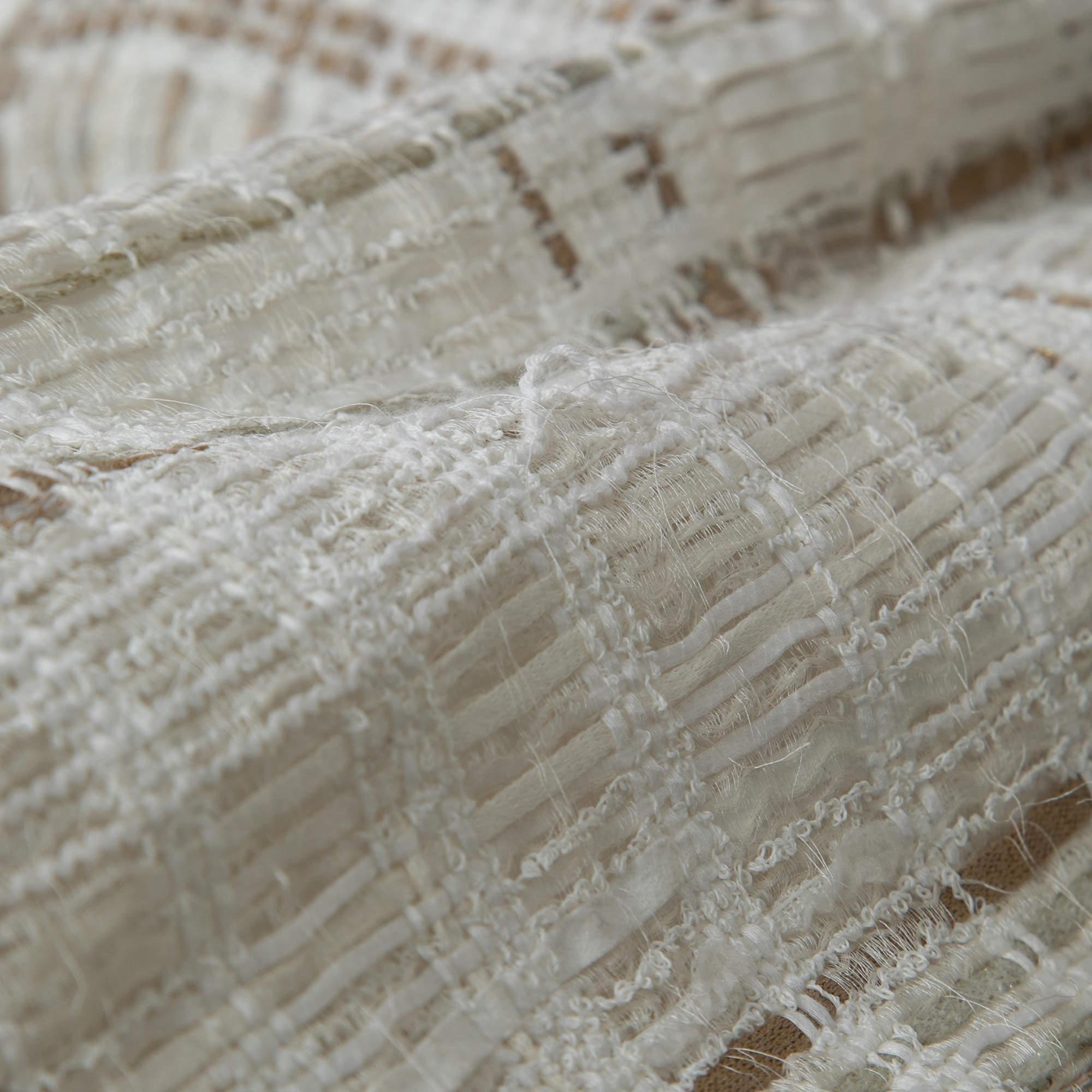 Chanel Chaqueta de tweed beige/crudo SChanel Chaqueta de tweed beige/crudo S 3