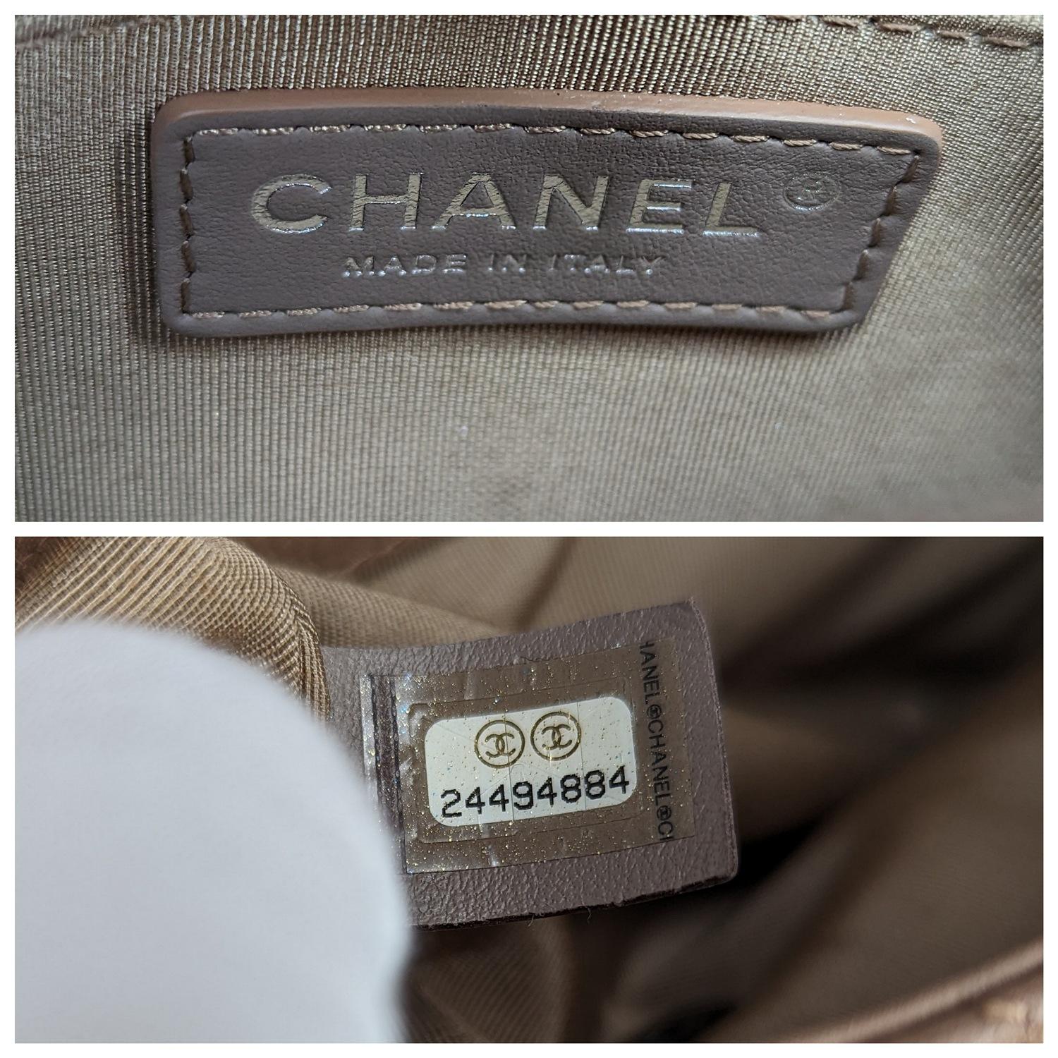 Chanel Beige Grained Calfskin All About Flap Bag 5
