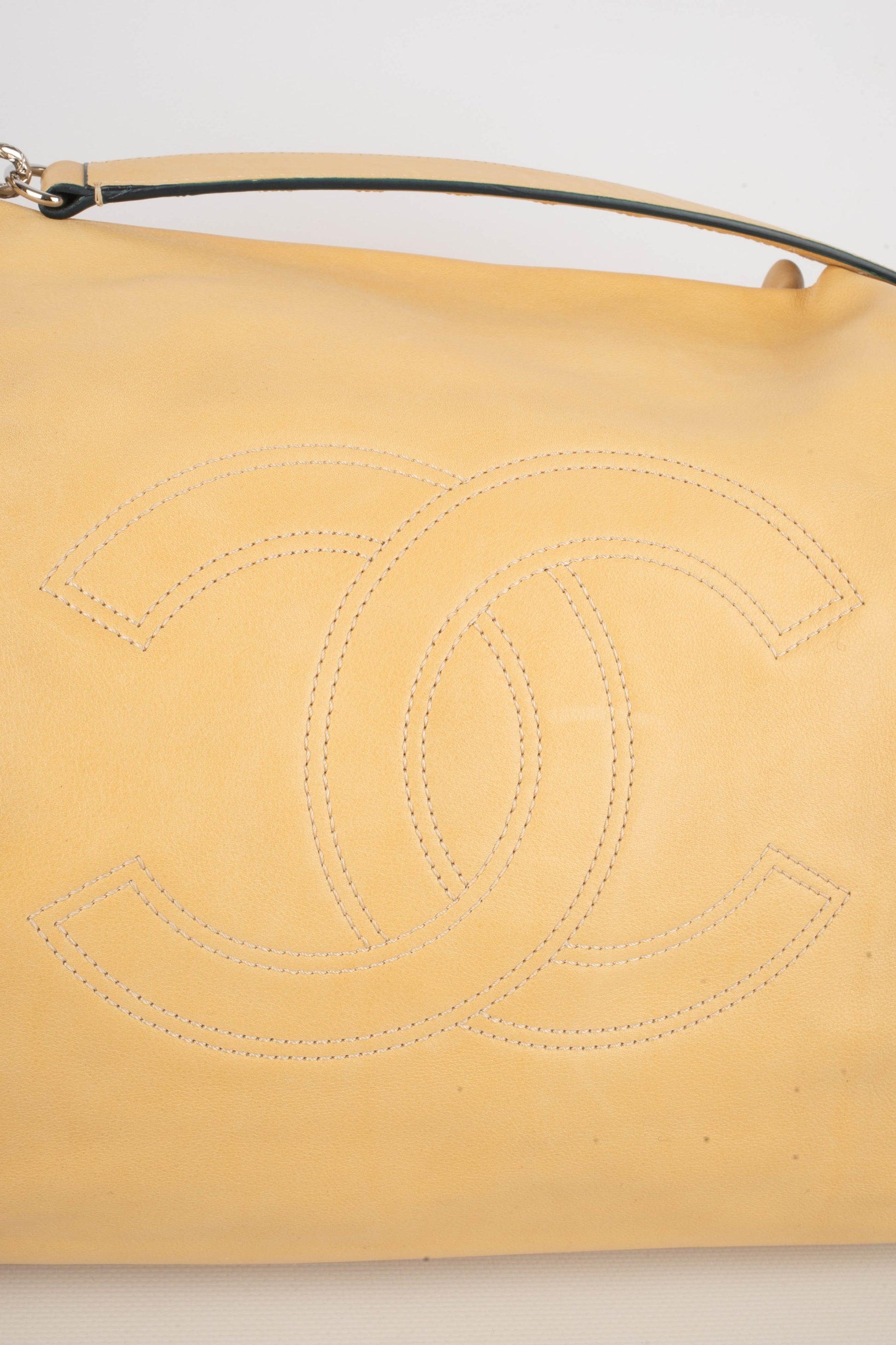 Chanel Beige Lamb Leather Bag, 2008/2009 For Sale 1