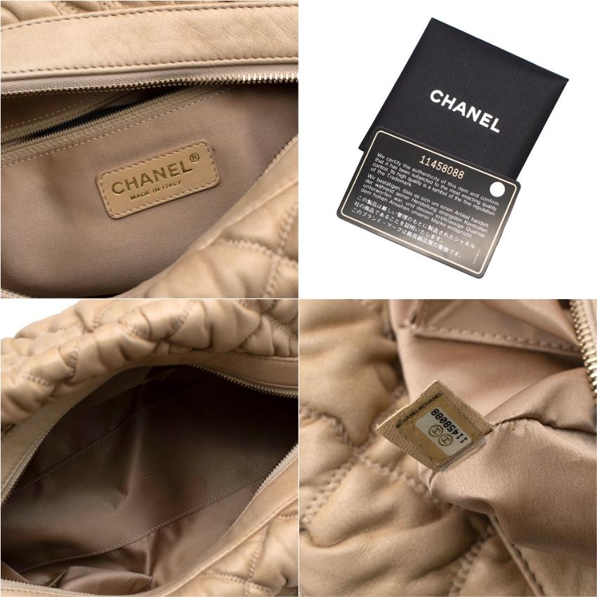 Chanel Beige Leather 