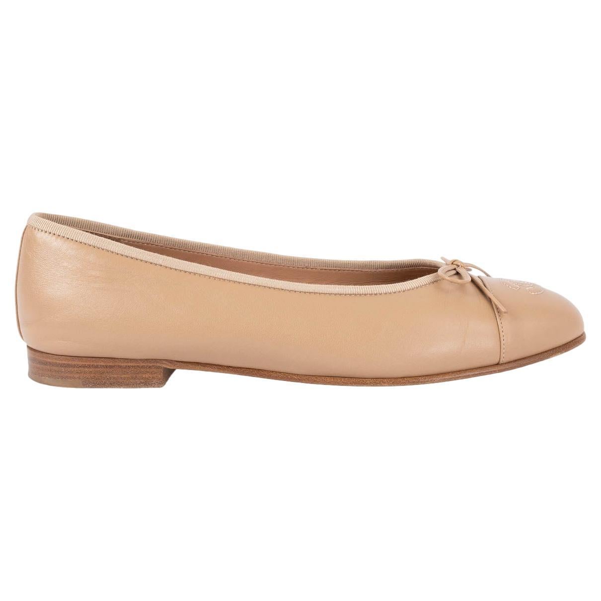 Chanel Ballerina Ballet 39 CC Monogram Slip on Flats CC-0916N-0004