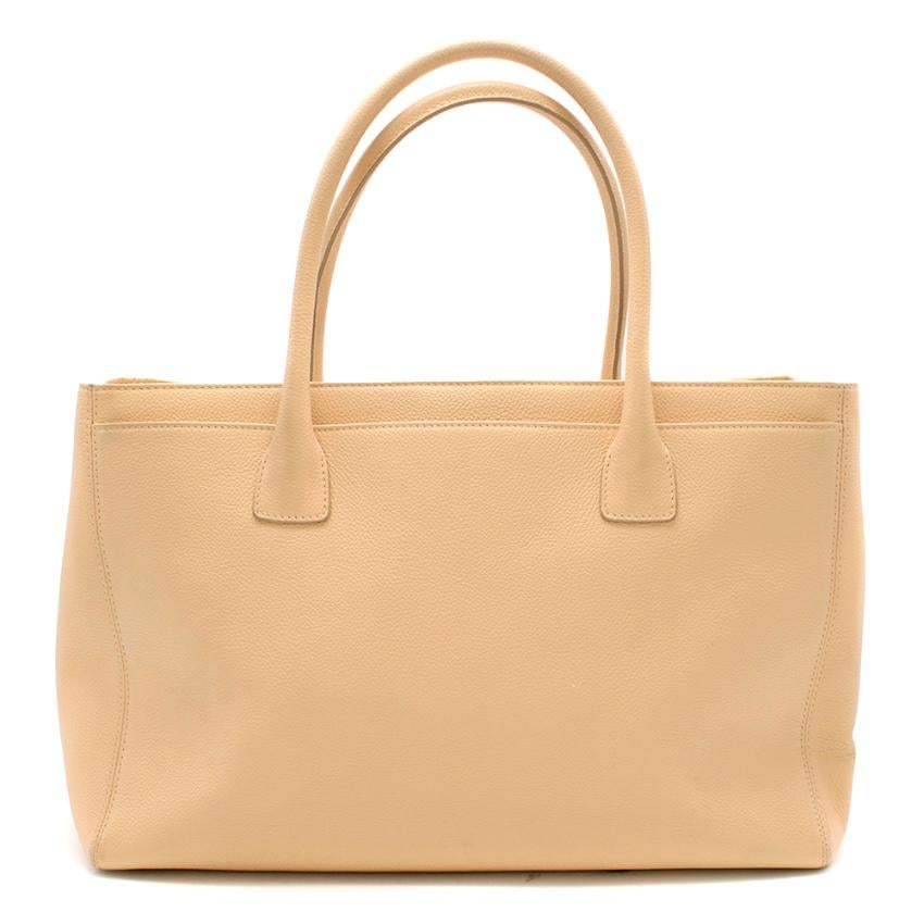 chanel cerf tote beige