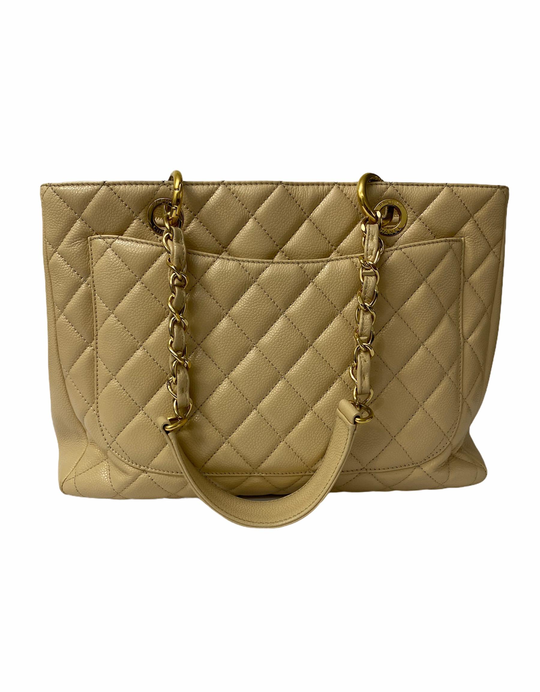 Chanel Chanel Beige Leder Gst Bag 2