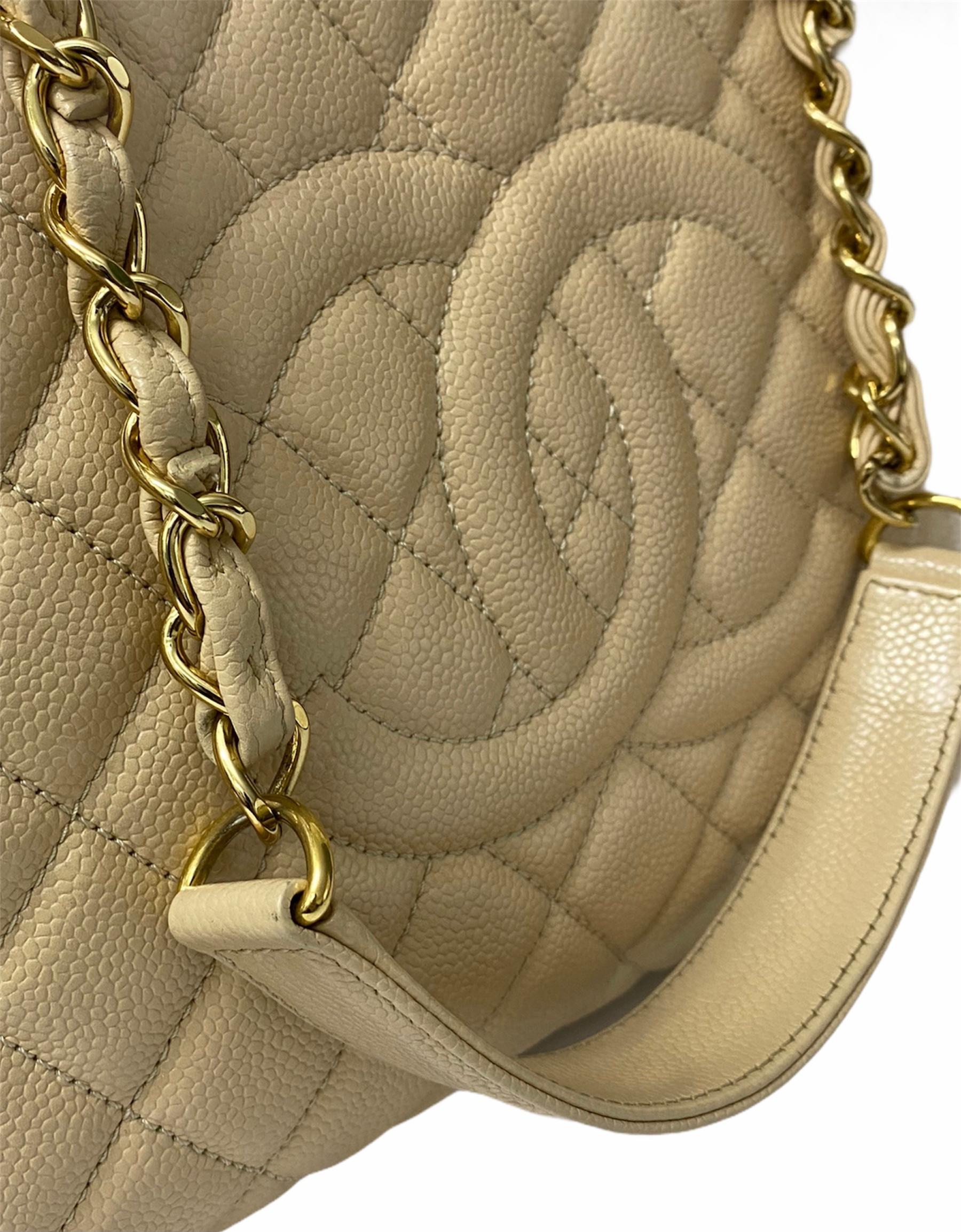 Chanel Chanel Beige Leder Gst Bag 3