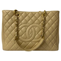 Chanel Chanel Beige Leder Gst Bag