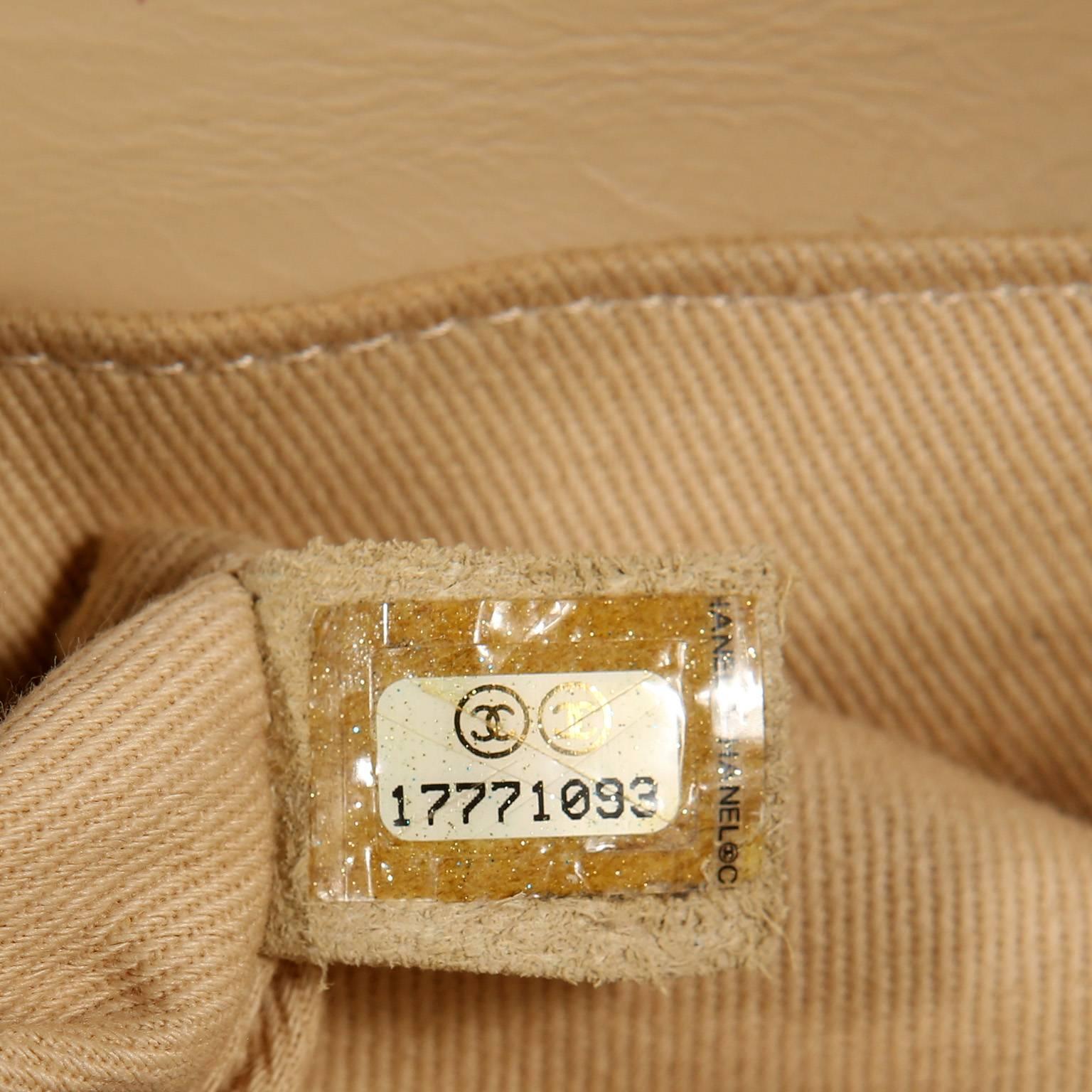 Chanel Beige Leather Medium Boy Bag- Limited Edition 6