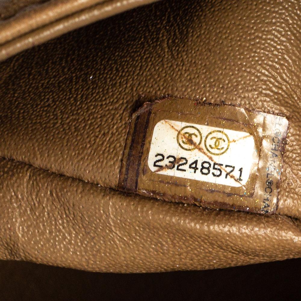 Chanel Beige Leather Paris-Rome Coco Top Handle Bag 1