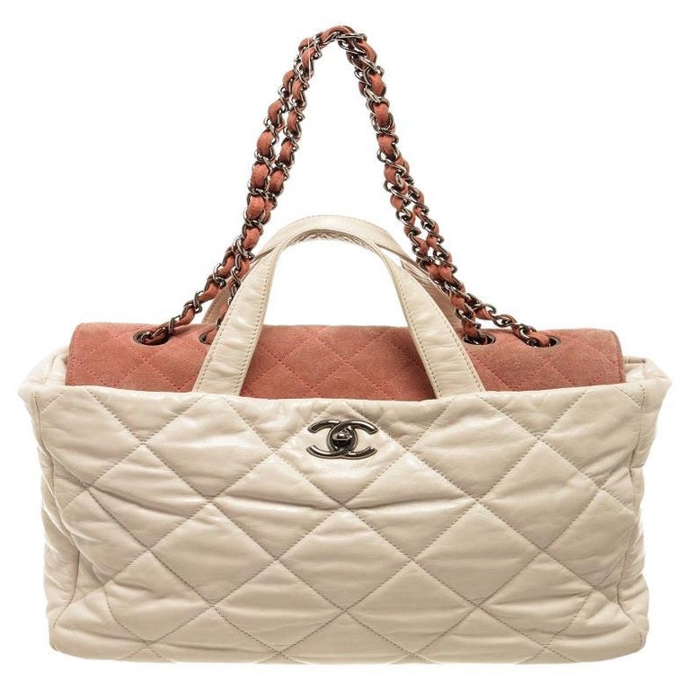 Chanel Portobello Handbag in Grey/ Black leather