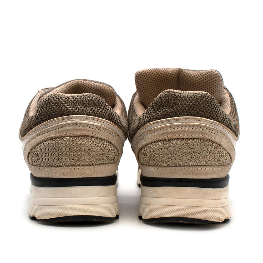 chanel beige trainers