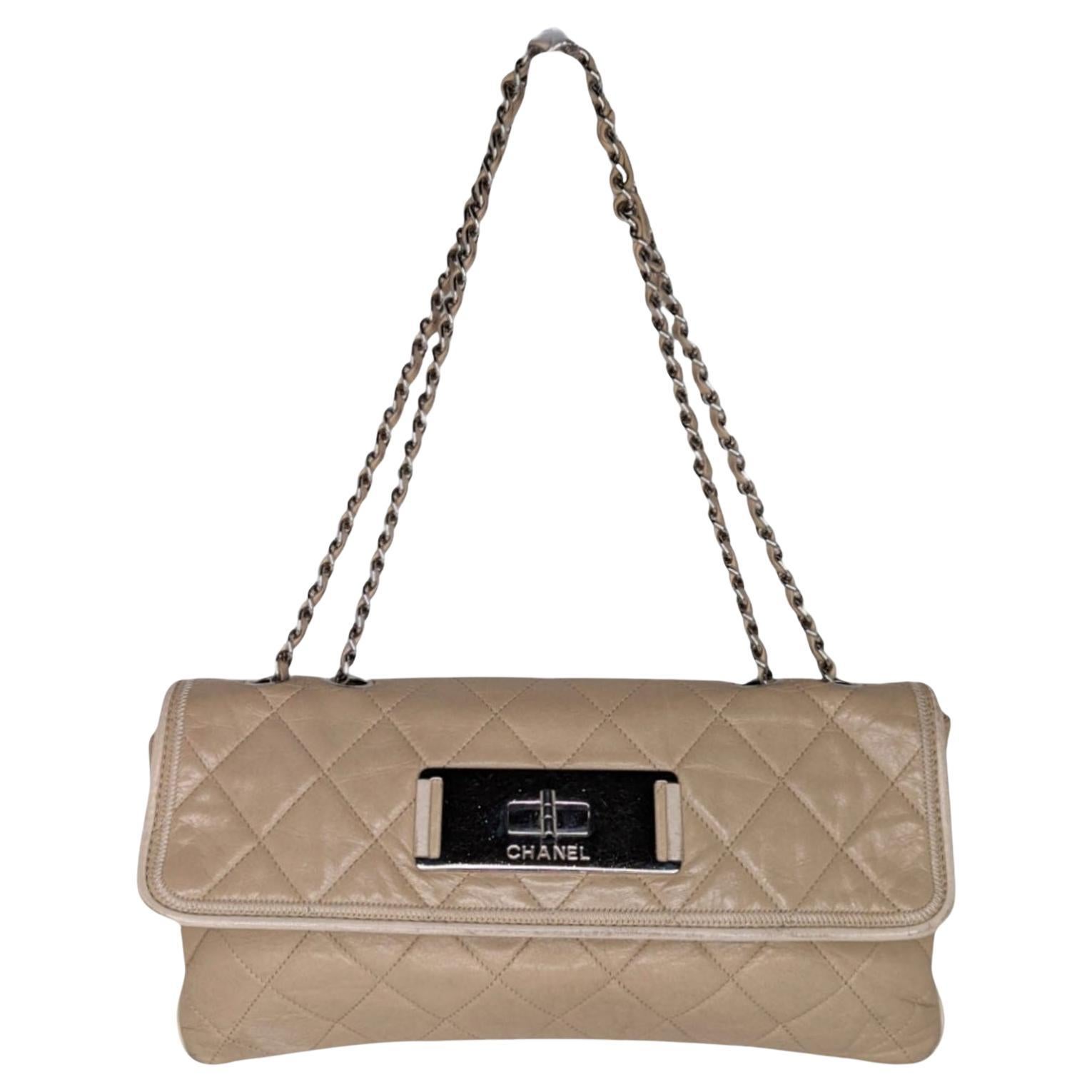Chanel Beige Mademoiselle East-West Flap