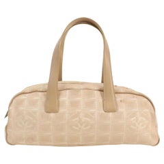Chanel Beige New Lin Boston Bag 52cc84s
