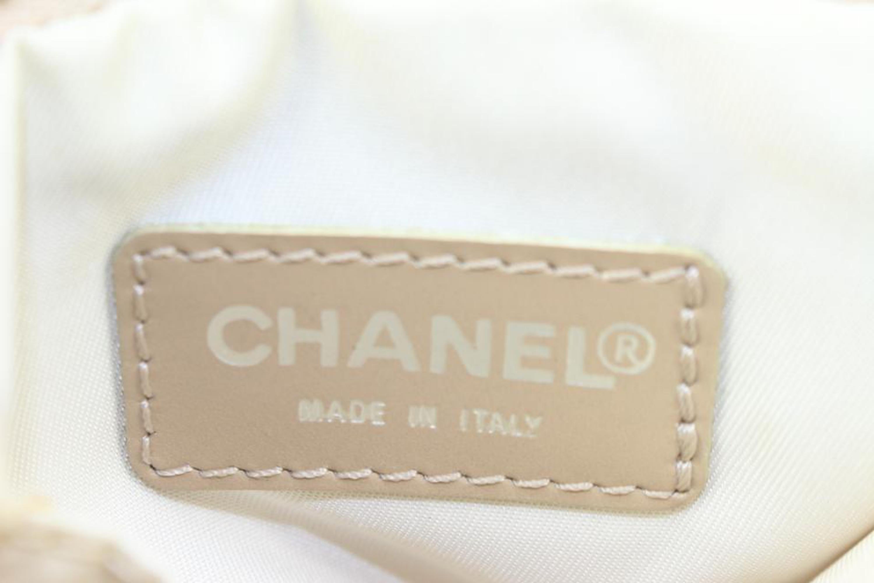 Chanel Beige New Line Pochette Wristlet Clutch 23ck324s 2