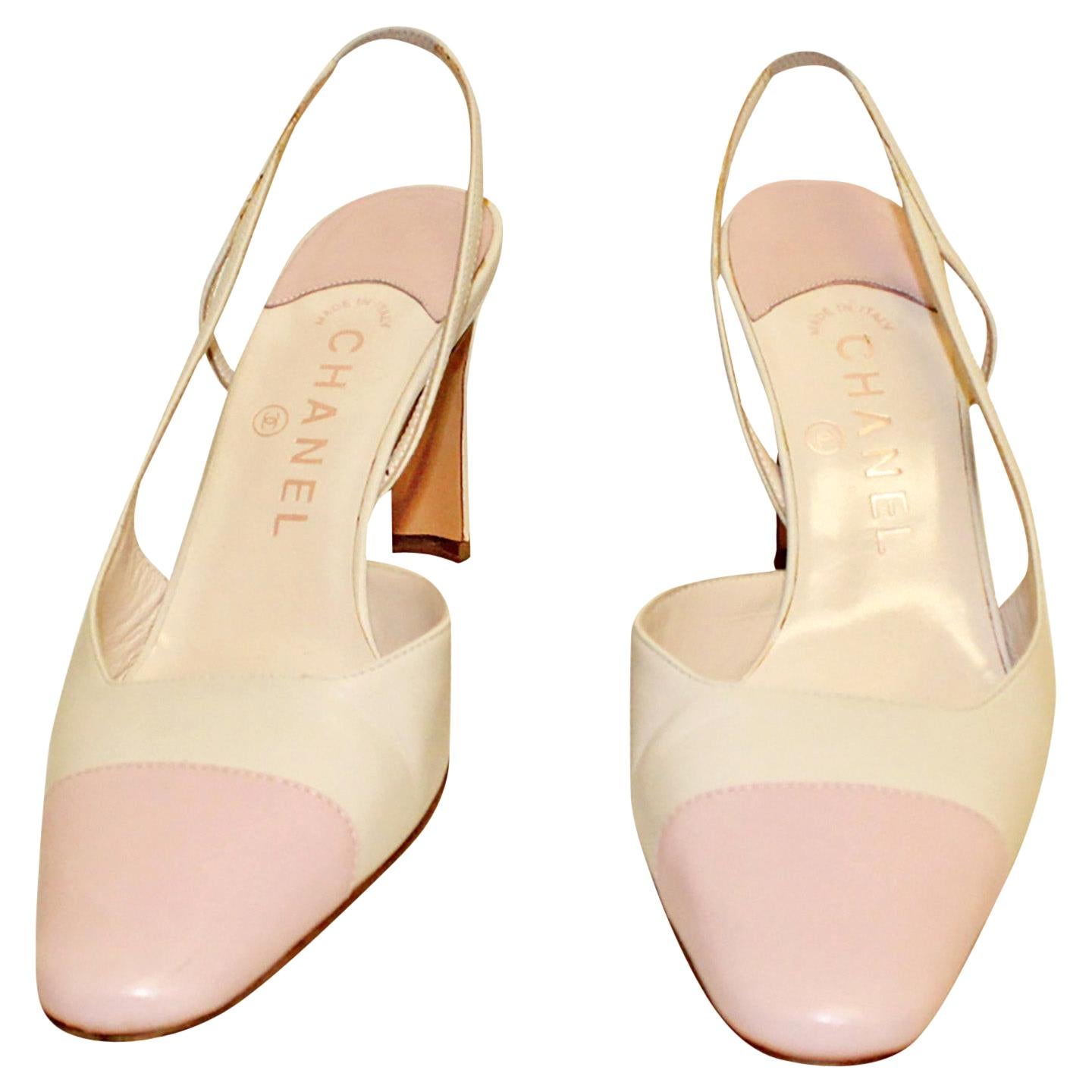 pink slingback shoes