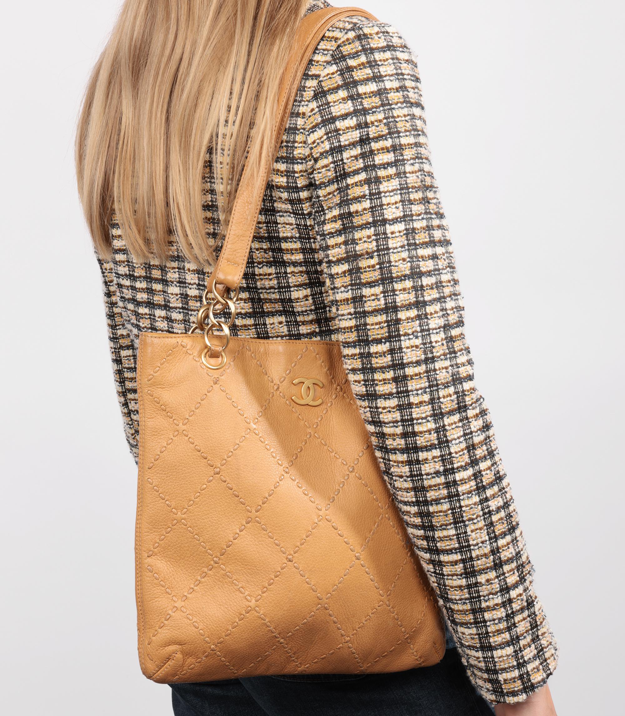 Chanel Beige Quilted Calfskin Leather Wild Stitch Timeless Shoulder Bag

Brand- Chanel
Model- Timeless Shoulder Bag
Product Type- Shoulder
Serial Number- 8463399
Age- Circa 2003
Colour- Beige
Hardware- Brushed Gold
Material(s)- Calfskin