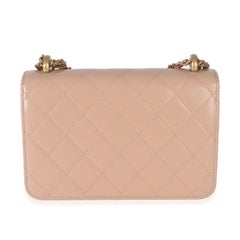 Chanel Beige Quilted Calfskin Mini Perfect Fit Flap Bag