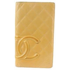 Chanel Beige Quilted Cambon Wallet 129c11