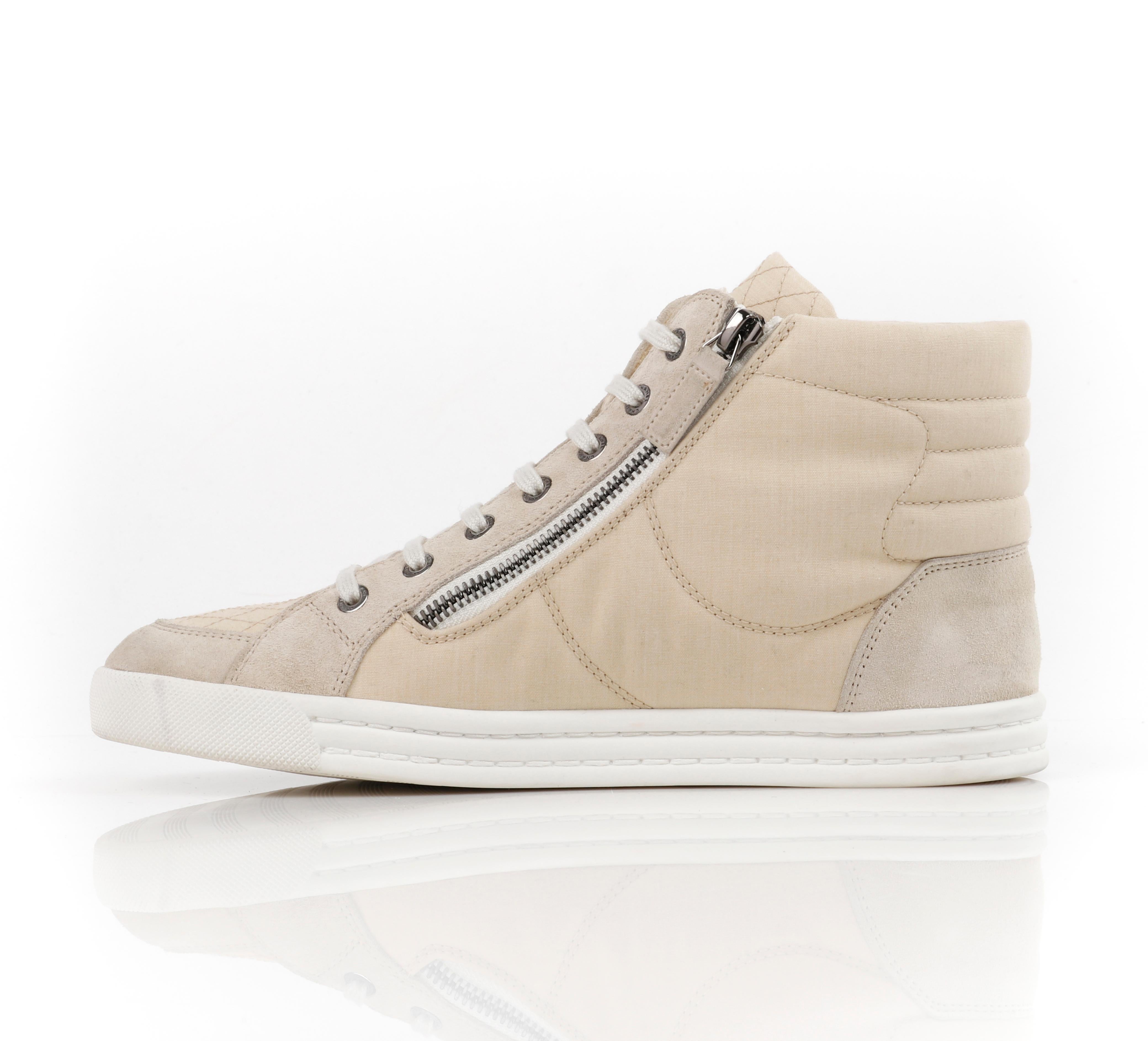 chanel high top sneakers