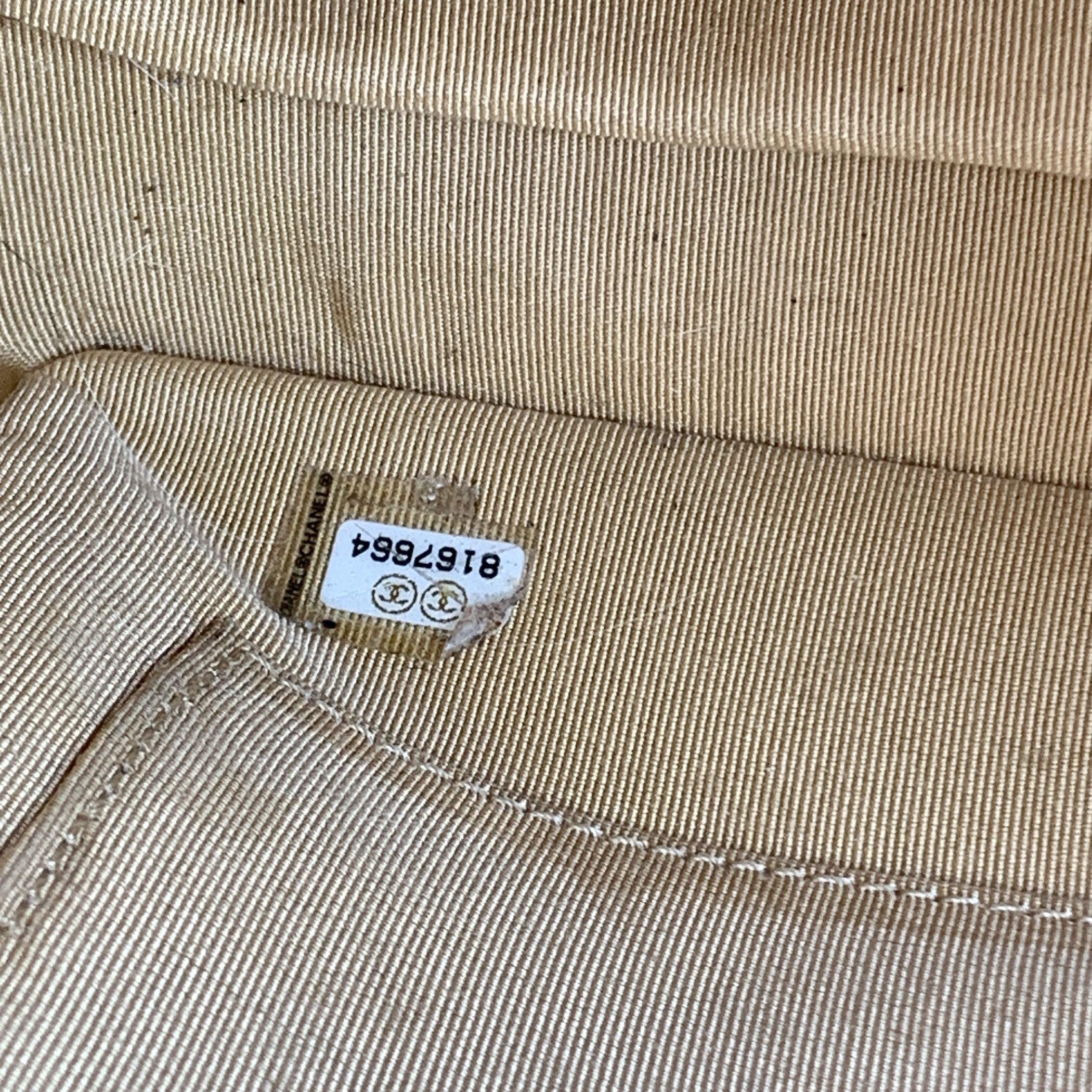 Chanel Beige Quilted Caviar Leather PST Petite Shopping Tote Bag For Sale 3