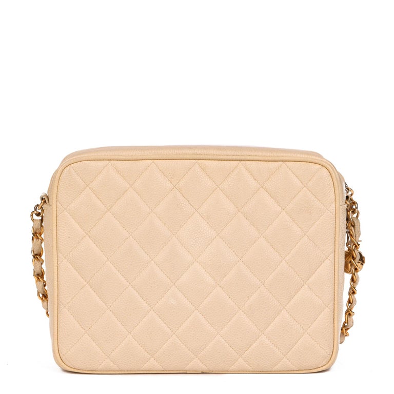 Camera leather crossbody bag Chanel Beige in Leather - 20667555