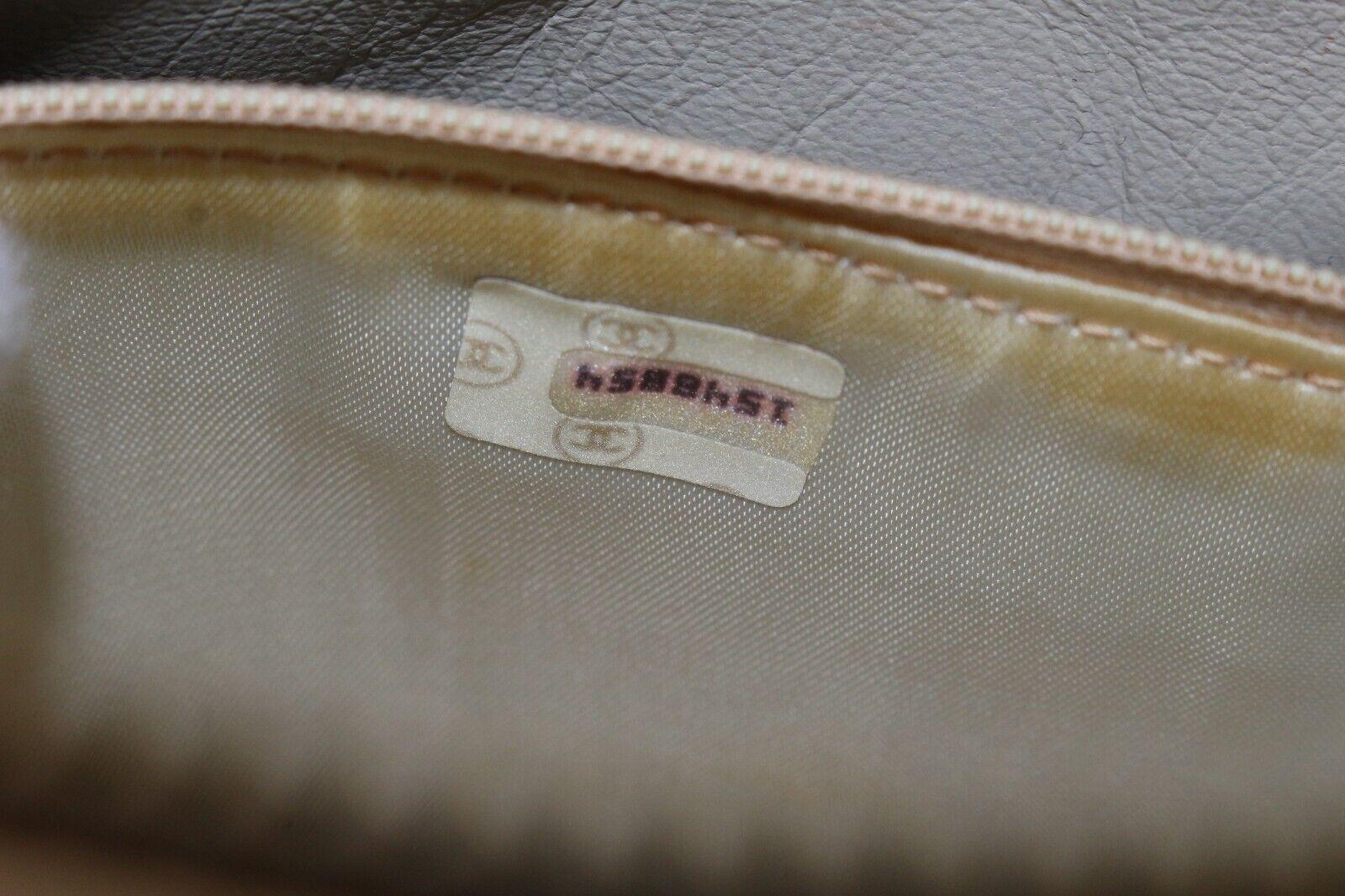 Chanel Beige Quilted Lambskin CC Camera Bag Diagonal Flap Gold Plated 6CK1220K For Sale 2