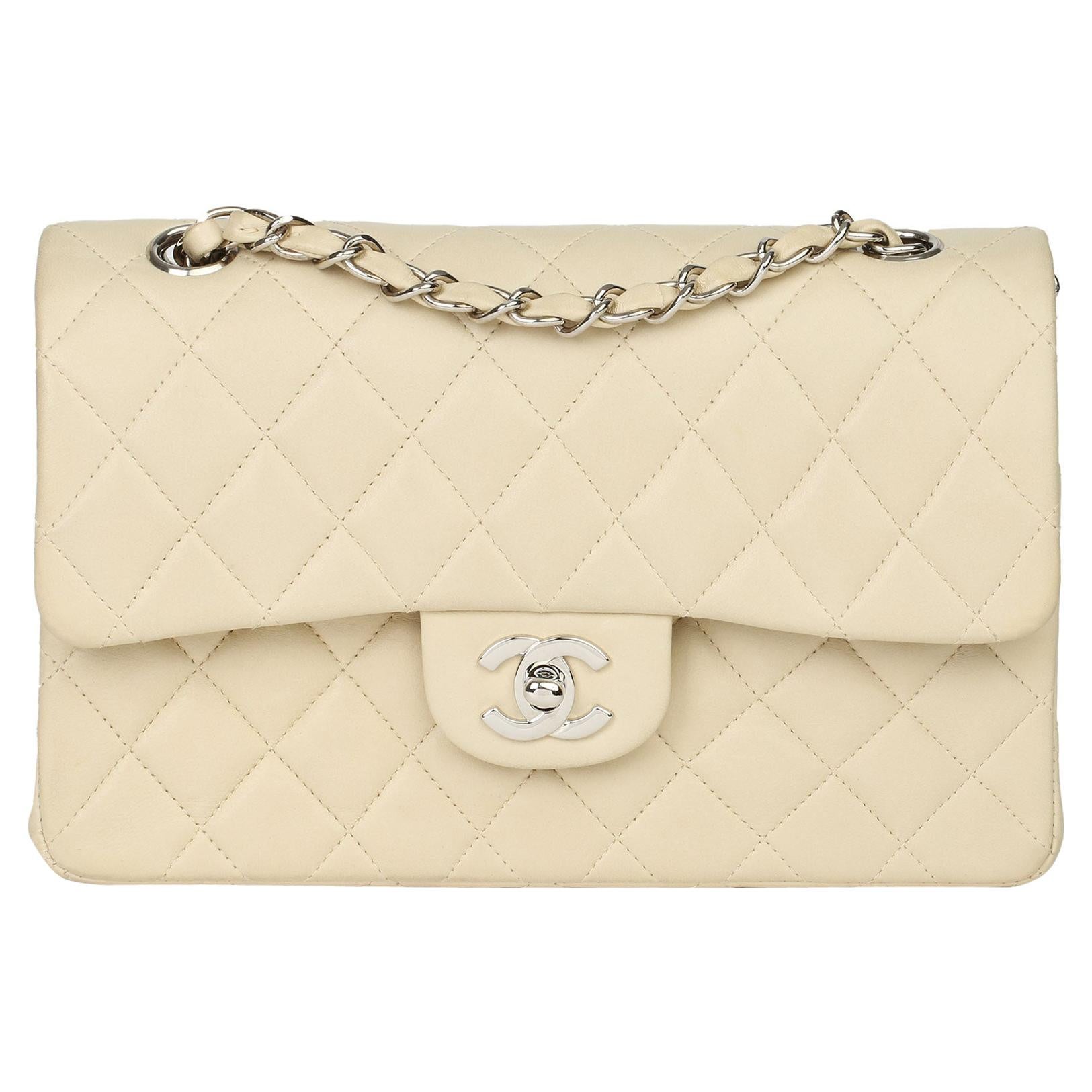 chanel 19 bolsa light beige