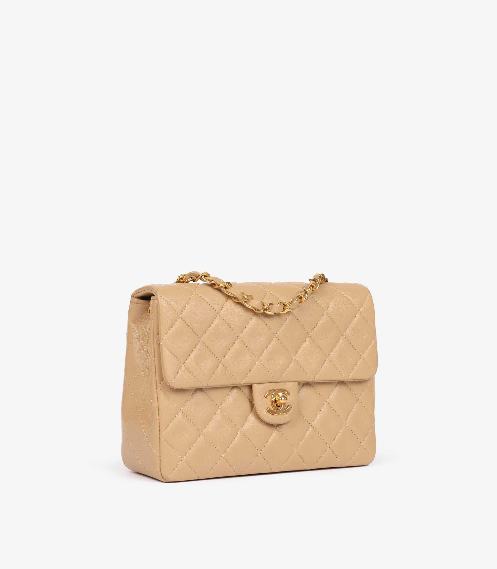 Chanel Beige Quilted Lambskin Leather Vintage Square Mini Flap Bag

Product Details
Xupes Ref: HB5864
Brand: Chanel
Model: Square Mini Flap Bag
Type: Shoulder, Crossbody
Serial Number: 1467175
Age: 1990
Accompanied By: Chanel Dust Bag, Authenticity