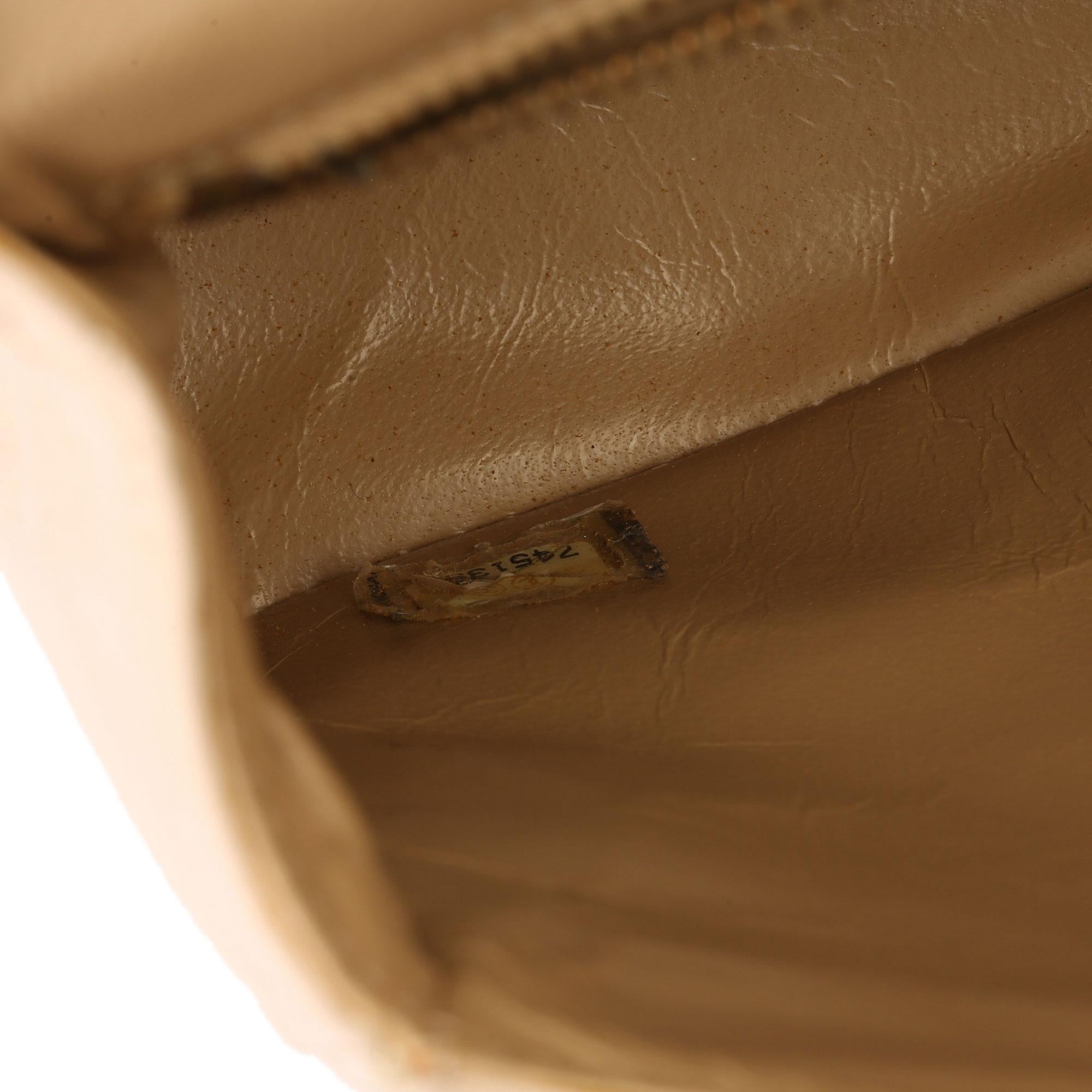 Chanel Beige Quilted Lambskin Vintage Medium Paris Limited Double Flap Bag 1