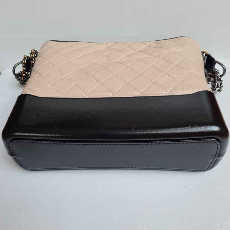 Chanel Beige Quilted Large Gabrielle Bag For Sale at 1stDibs