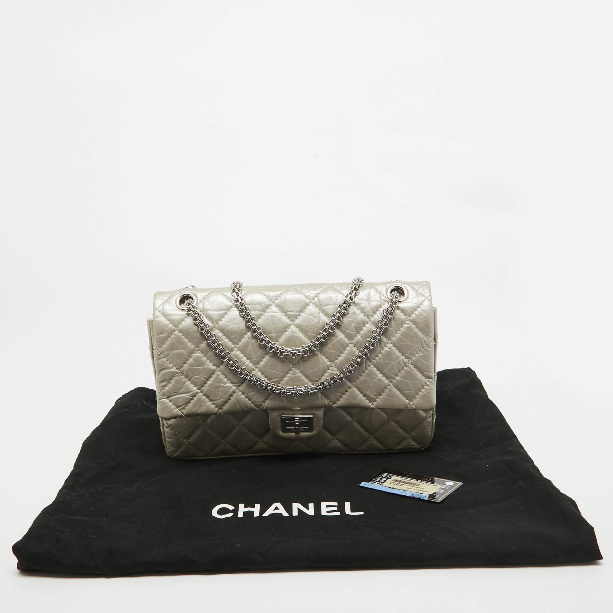 Chanel Beige Quilted Leather 226 Classic Reissue 2.55 Flap Bag 5