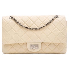 Chanel Beige Quilted Leather 2.55 Reissue Classic 226 Flap Bag (Circa 2008)