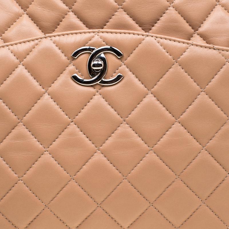Chanel Beige Quilted Leather 3 Bag Shoulder Bag 7