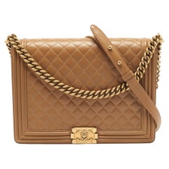 Chanel Boy Bag Beige - 16 For Sale on 1stDibs