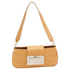 Chanel Beige Quilted Leather Mademoiselle Lock Flap Shoulder Bag