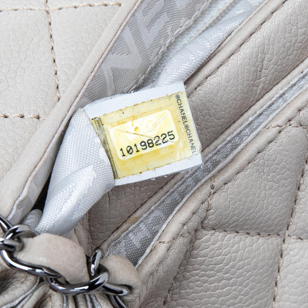 Chanel Beige Quilted Leather Mademoiselle Lock Shoulder Bag 7