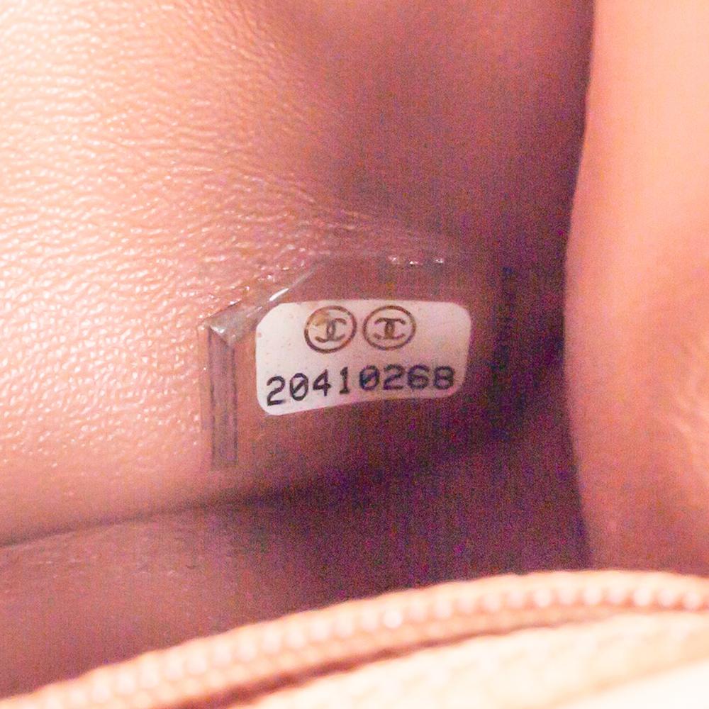 Chanel beige gestepptes Leder New Mini Classic Flap Bag 4