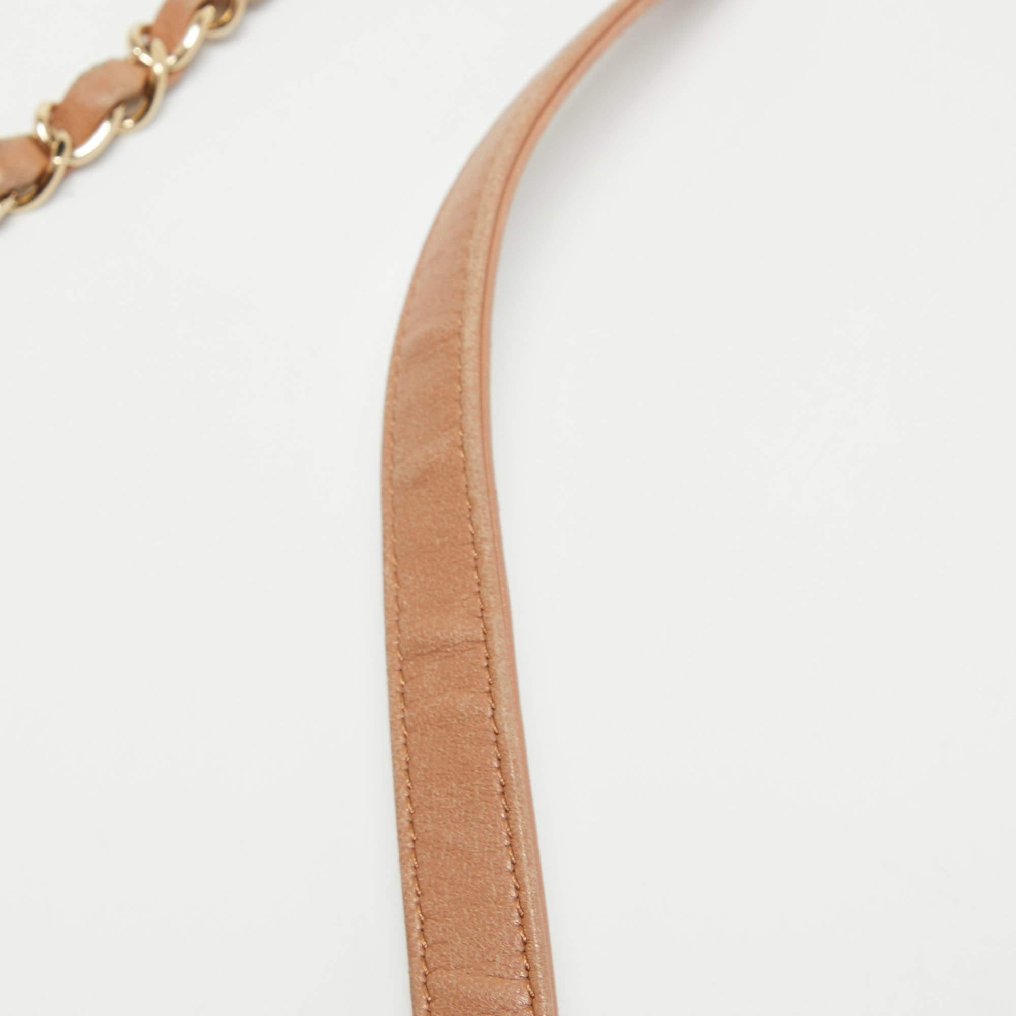Women's Chanel Beige Quilted Leather Small Trendy CC Flap Top Handle Bag