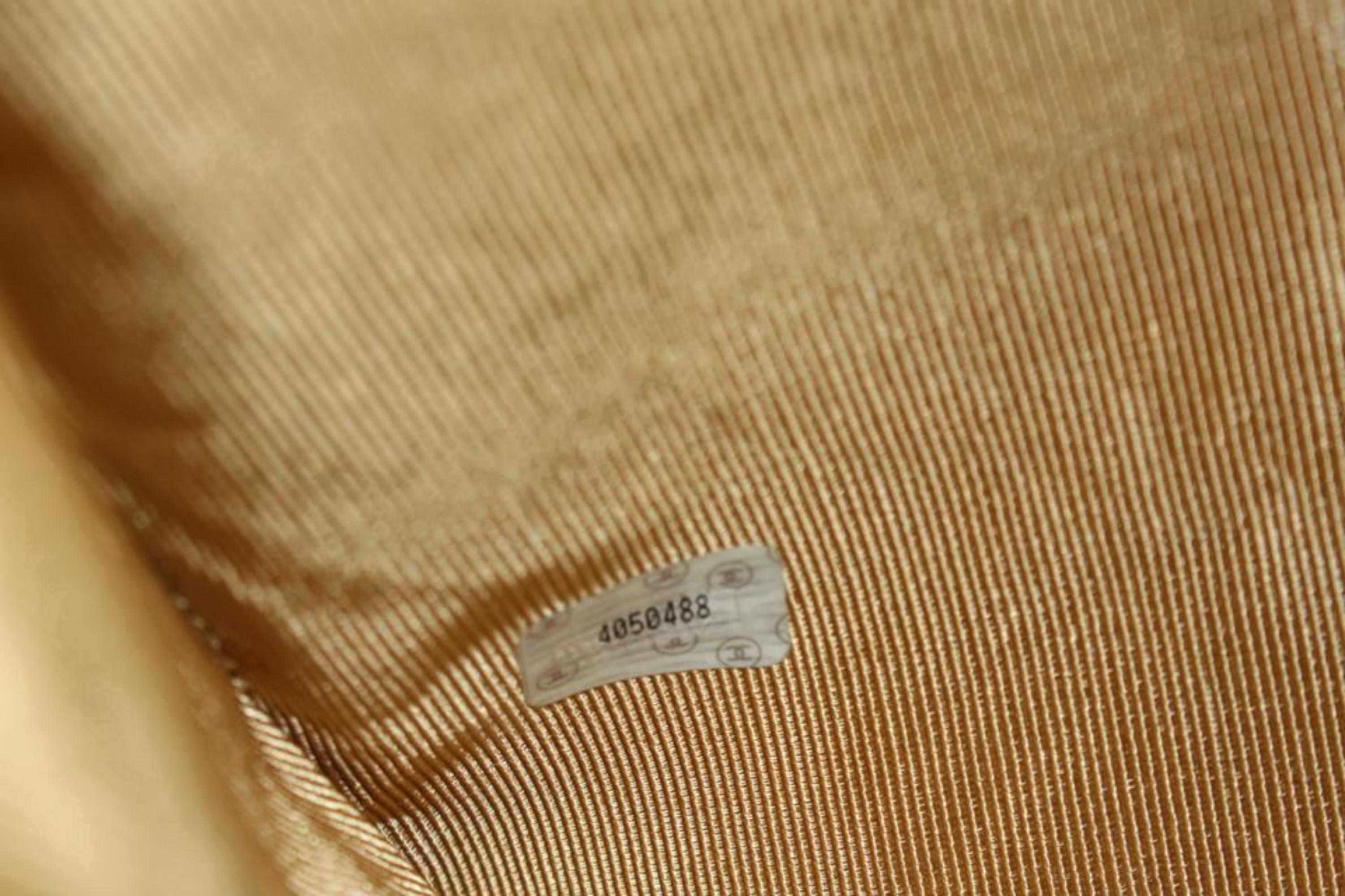 Chanel Beige Quilted Vinyl Turnlock Shoulder Bag 40ck224s 1