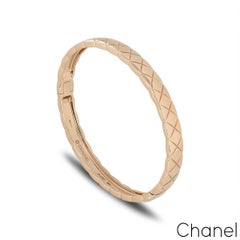 Chanel Beige / Rose Gold Coco Crush Bracelet J11333