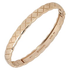 Chanel Beige / Rose Gold Coco Crush Armband J11333