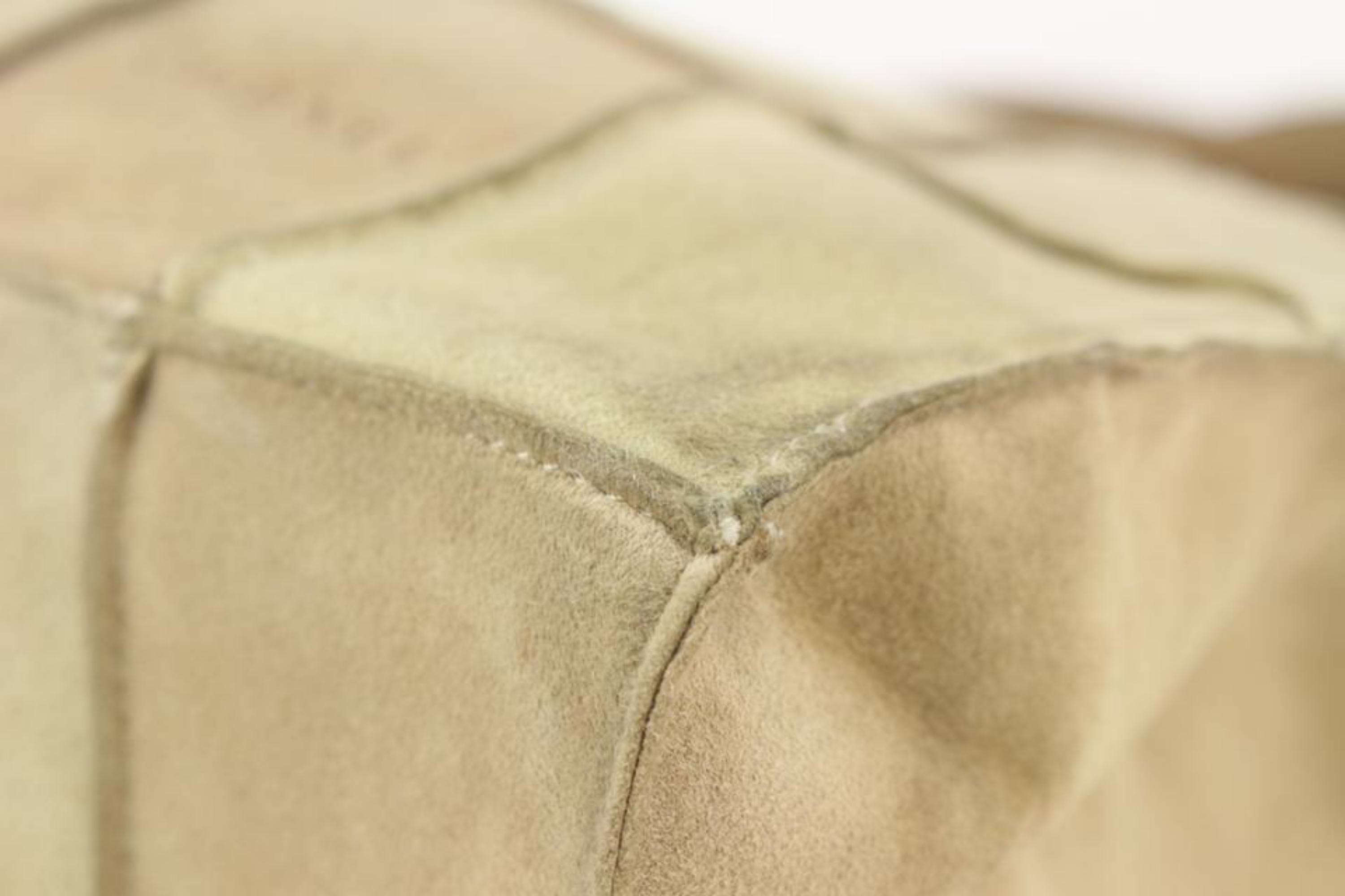 Women's Chanel Beige Suede Patchwork Tote Bag 1130c11