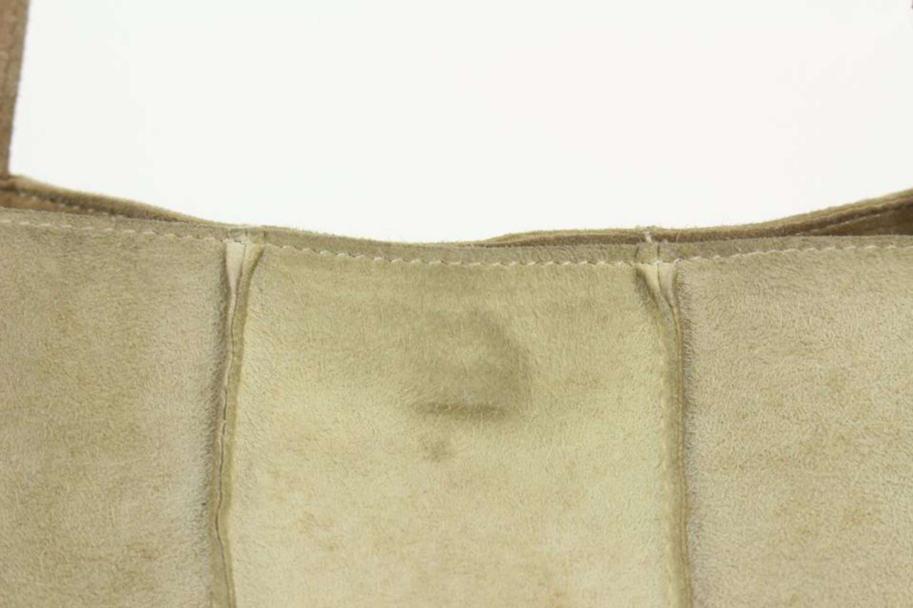 Chanel Beige Suede Patchwork Tote Bag 1130c11 1