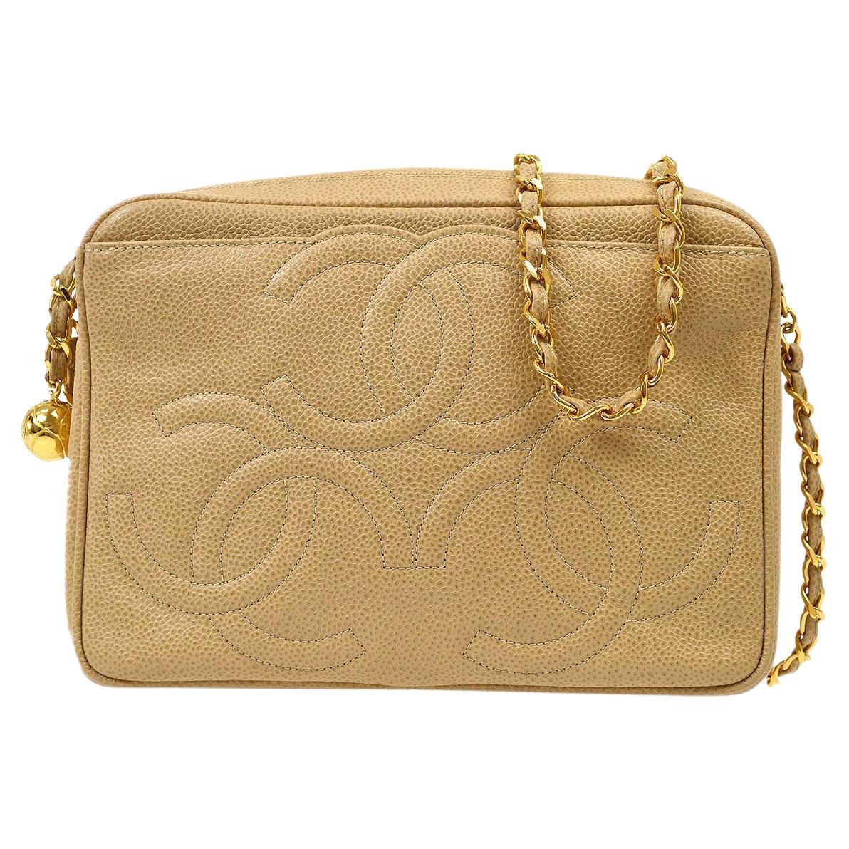 Chanel Classic Flap Quilted Light Brown Leather Cross Body Bag At Stdibs