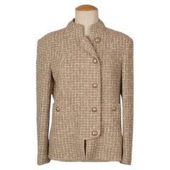 Chanel Beige-Tone Tweed Jacket Chanel Beige-Tone Tweed Jacket