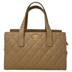 Chanel Bolso Tote Beige