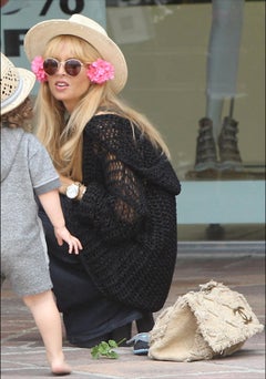 Chanel Beige Tweed Fringe Organic Crochet Nature Small Shoulder Bag