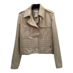 CHANEL Beige Waterproof Jacket Size 40