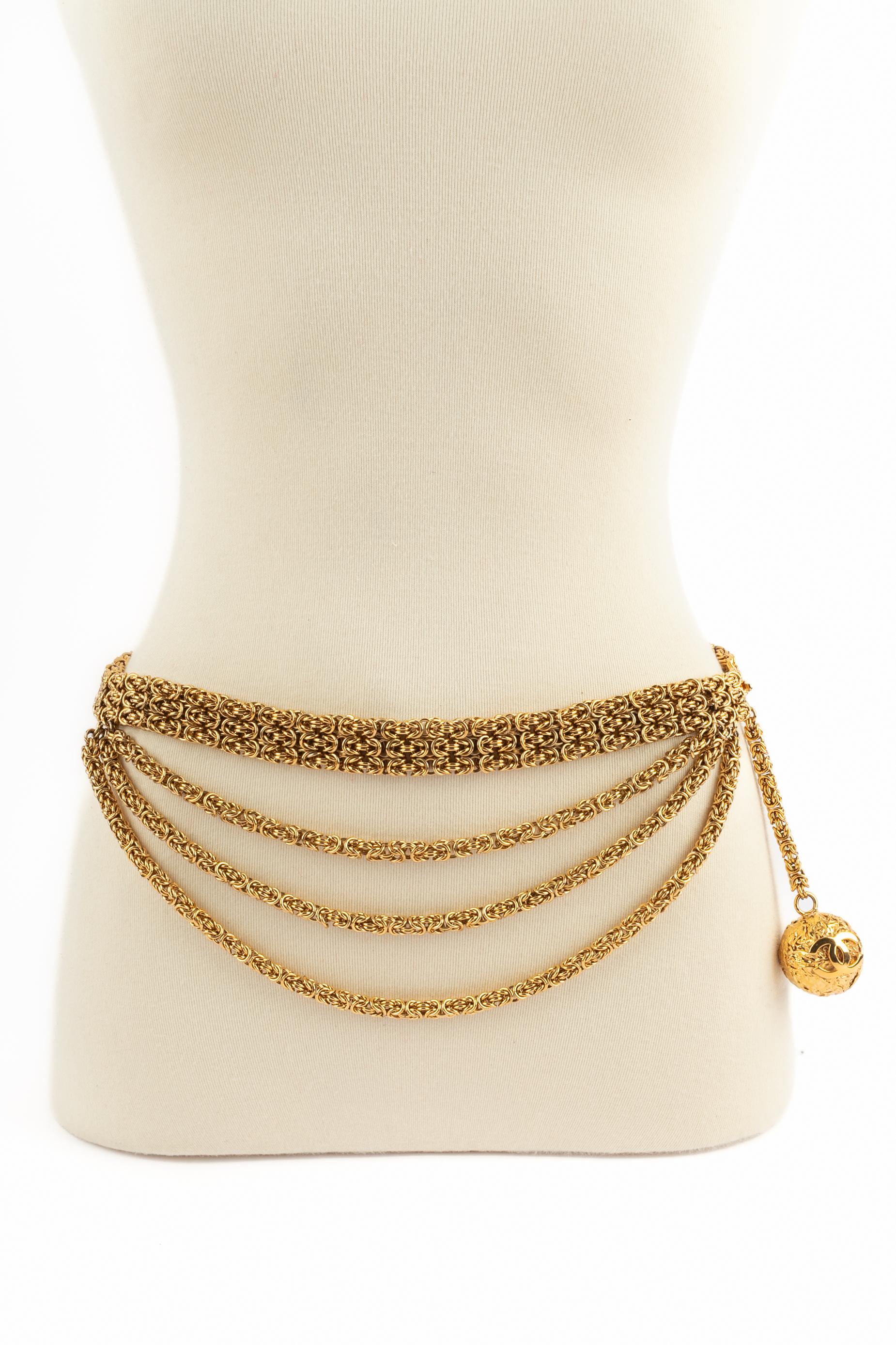 Ceinture Chanel années 1980 en vente 4