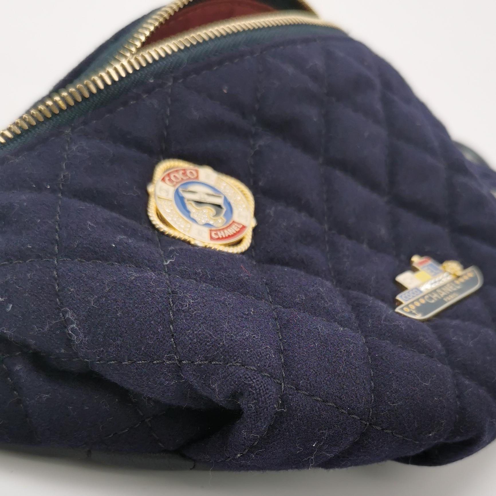 Chanel Belt Bag Métiers d'Art Paris-Hamburg 2018 Wool Nautical Charms For Sale 5