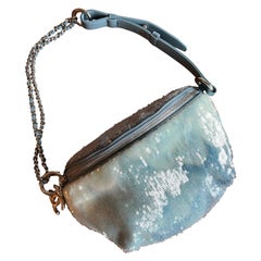 Chanel belt bag with sequins.