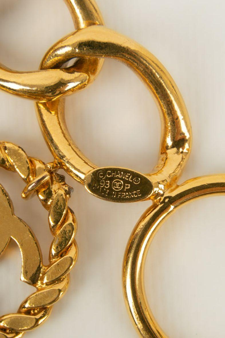 Chanel Belt Charms in Gold Metal, 1993 For Sale 6
